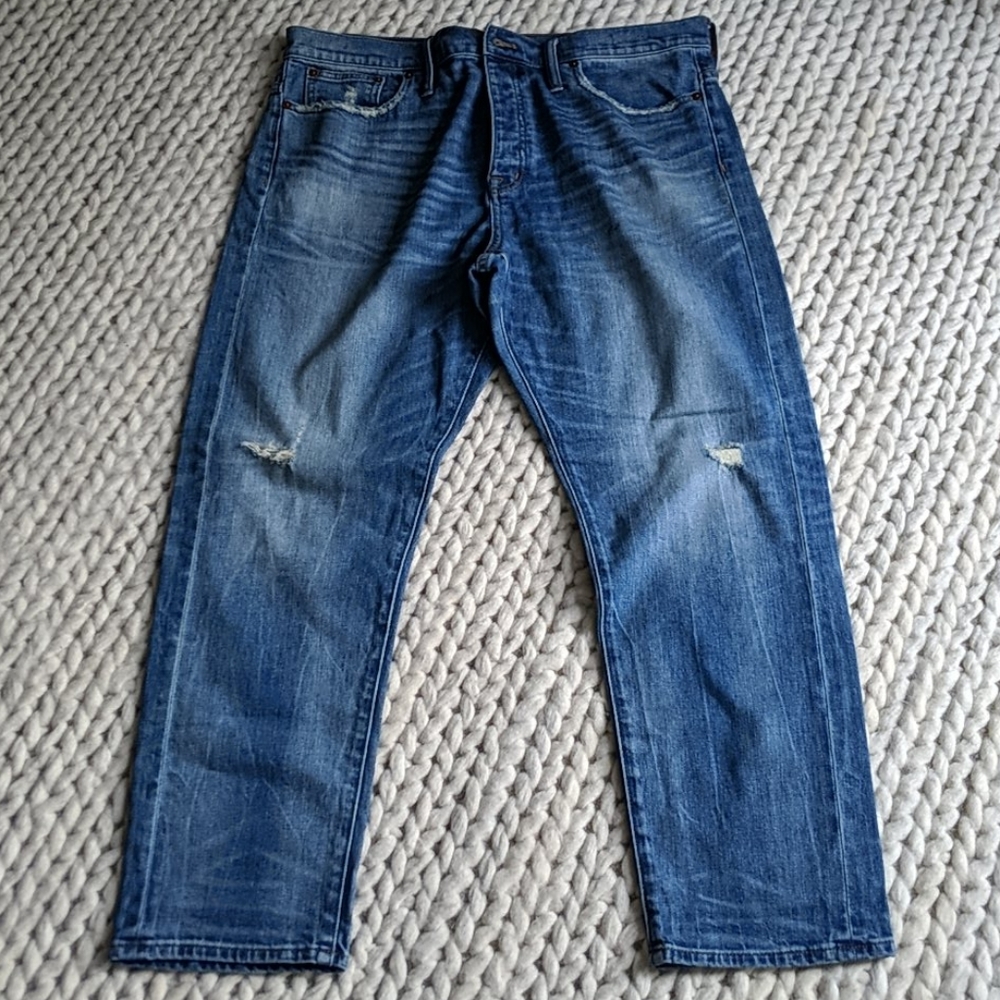BNWT Madewell Cruiser Straight jeans Sz 32